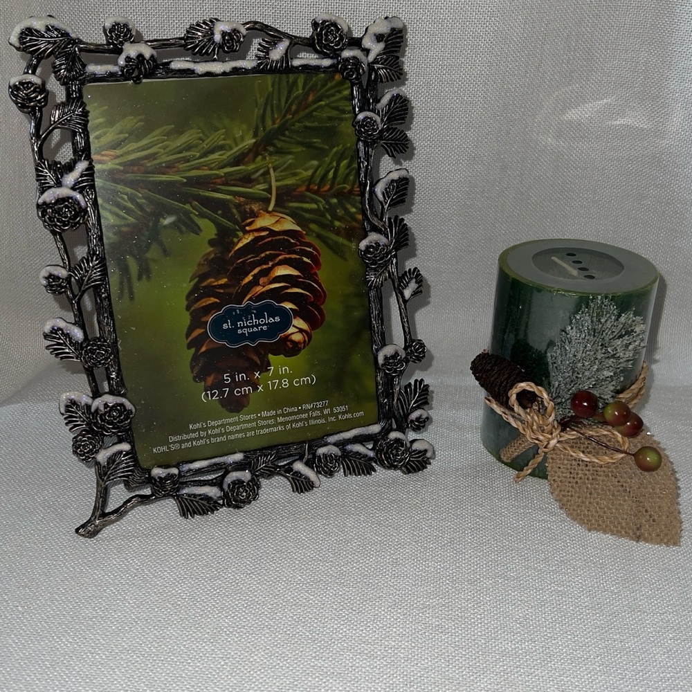 New frame and candle